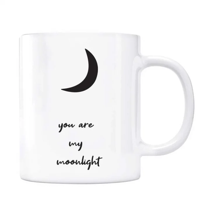 My Sunshine My Moonlight İkili Kupa - Gün Işığım Ay Işığım İkili Kupa Bardak