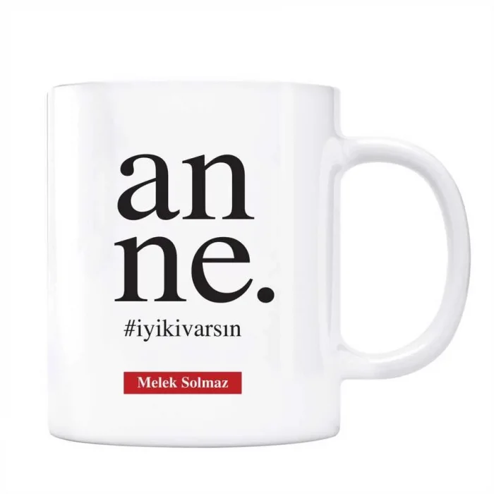 Babalar Günü Hediyesi İyi ki Varsın Anne Baba Kişiye Özel İkili Kupa