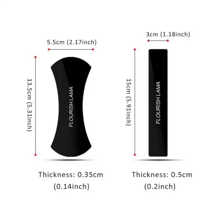 Oto Araç Telefon Tablet Tutucu Nano Ped Flourish Lama Yapışkanlı 2 li