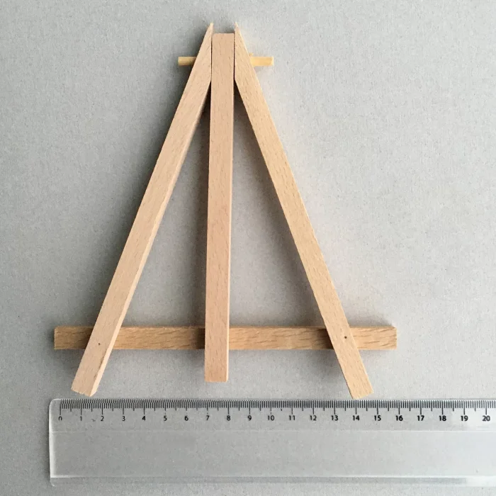 Ahşap Şövale, Ahşap Resim Standı, Ahşap Fotoğraf Standı, Masaüstü Şövale, Aksesuar Şövale, Dekor