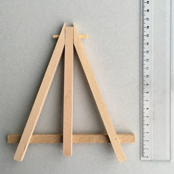 Ahşap Şövale, Ahşap Resim Standı, Ahşap Fotoğraf Standı, Masaüstü Şövale, Aksesuar Şövale, Dekor