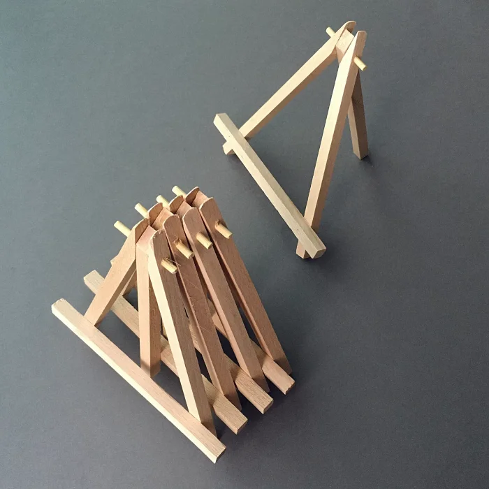 Ahşap Şövale, Ahşap Resim Standı, Ahşap Fotoğraf Standı, Masaüstü Şövale, Aksesuar Şövale, Dekor