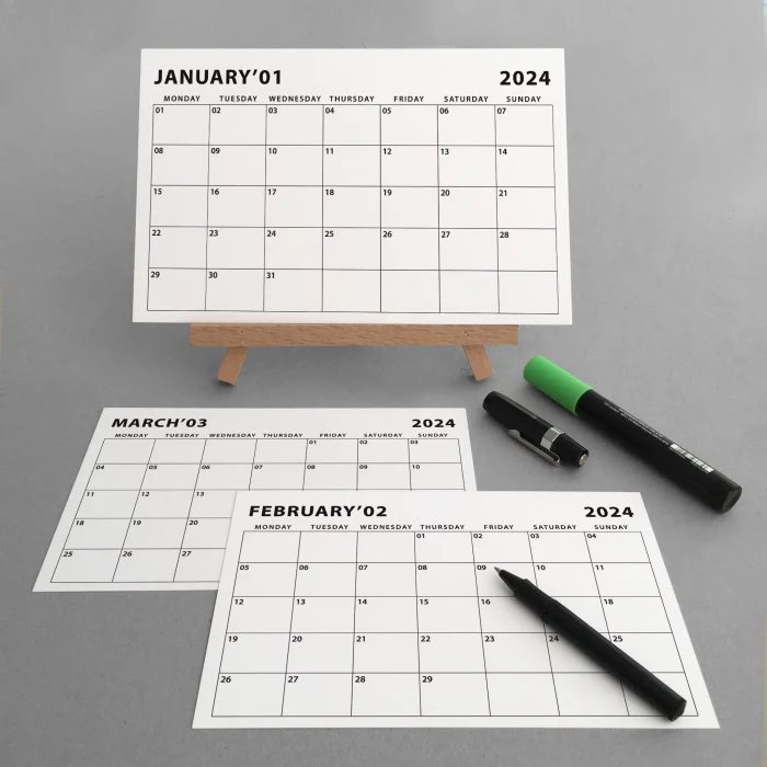 2025 Masa Takvimi, Ahşap Şövale Masa Takvimi, Aylık Planlamalı Takvim, 2025 Takvim, Yapılacaklar Listesi(Arka Sayfalar)