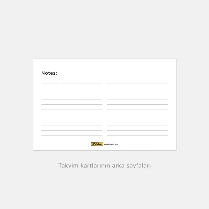 2025 Şövale Masa Takvimi, Aylık Planlamalı Takvim, Boho Renkli 2025 Takvim, Kişiye Özel isimli Kartpostal (İlk Kart)