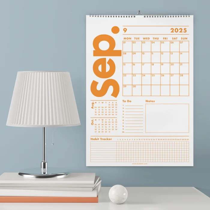 2025–2026 Akademik Takvim, Eylül Başlangıçlı Takvim, Önceki Sonraki Ay Takvim, Aylık Planlayıcı Takvim, Yıl Ortası Takvimi, 33x48 cm, A4 Takvim, Academic Monthly Wall Calendar, September Start Calendar, 2025-2026 Mid-Year Wall Calendar