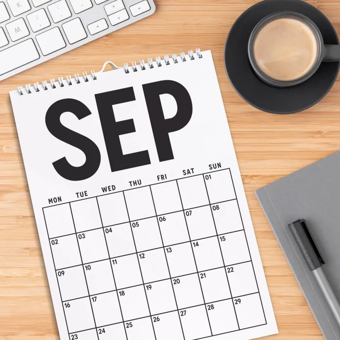 2025 - 2026 Spiralli Akademik Duvar Takvimi, 33 x 48 cm Takvim, A4 Takvim, Eylül Başlangıçlı, Academic Wall Calendar