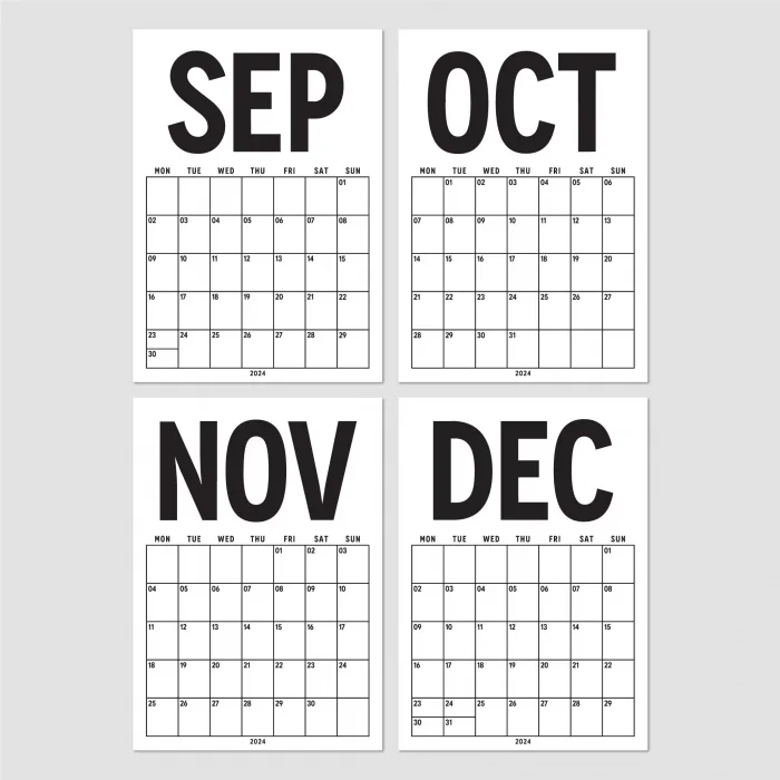 2025 - 2026 Spiralli Akademik Duvar Takvimi, 33 x 48 cm Takvim, A4 Takvim, Eylül Başlangıçlı, Academic Wall Calendar