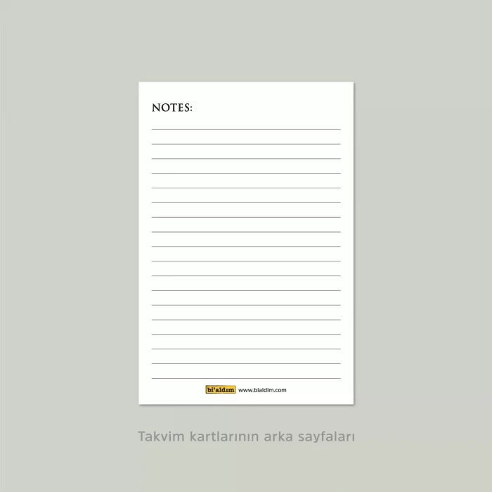 2025 Ahşap Masa Takvimi, Aylık Planlamalı 2025 Takvim, Klasik Takvim