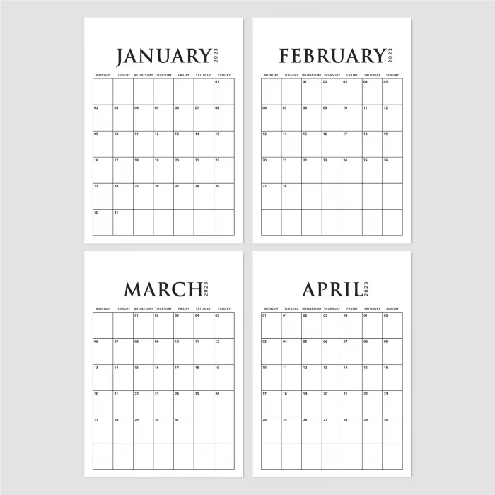 2025 Aylık Planlama Duvar Takvimi, Aylık Planlayıcı Takvim, Üstüne Yazılabilir