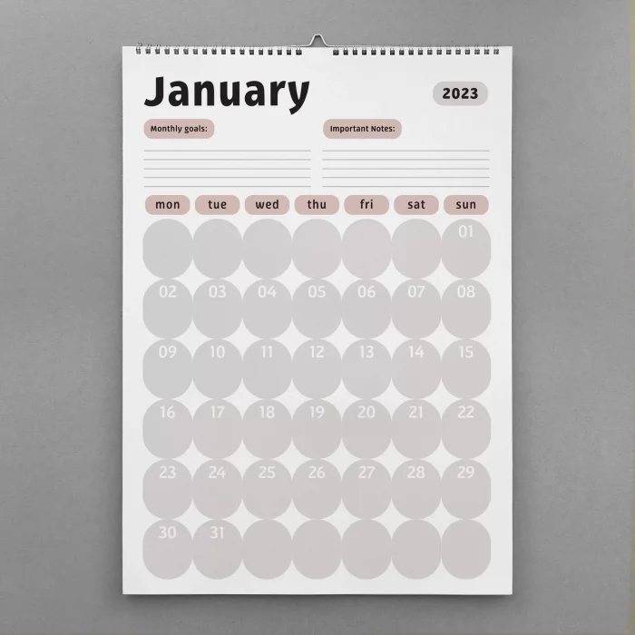 2025 Duvar Takvimi, Aylık Planlama Duvar Takvimi, Duvar Planlayıcısı, Pastel Boho Renk