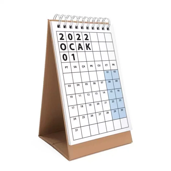 2025 Masa Takvimi Kraft