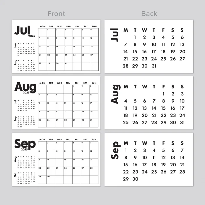 2025 Masa Takvimi, Önceki Ay Sonraki Ay Takvimi, Aylık Planlayıcı Takvim, 2025 Desk Calendar, Monthly Planner Desk Calendar, Previous and Next Month
