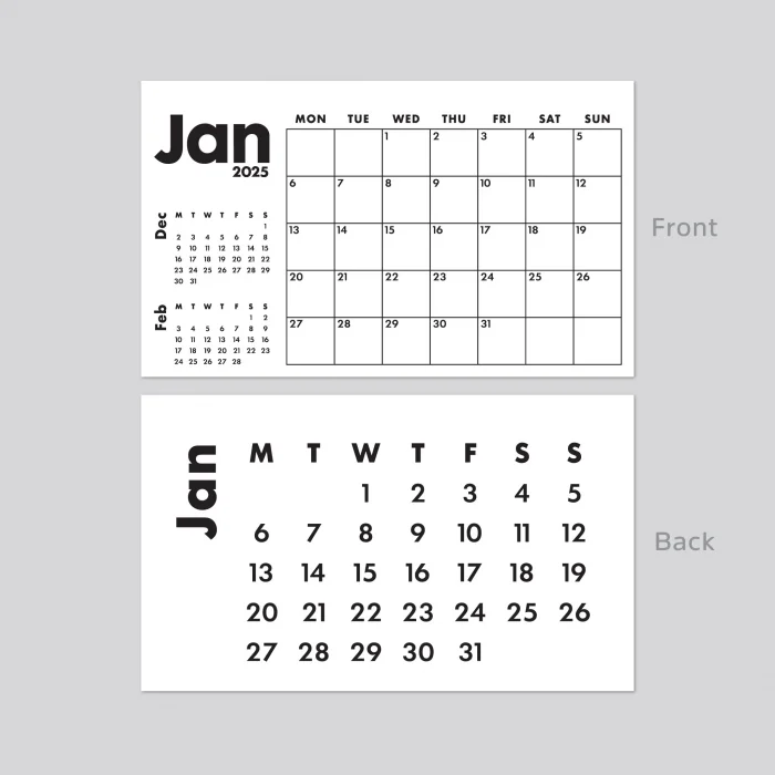 2025 Masa Takvimi, Önceki Ay Sonraki Ay Takvimi, Aylık Planlayıcı Takvim, 2025 Desk Calendar, Monthly Planner Desk Calendar, Previous and Next Month