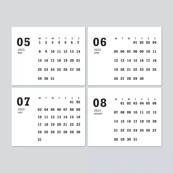 2025 Takvim, Kırmızı Sert Üçgen Ayak, 2025 Masa Takvimi