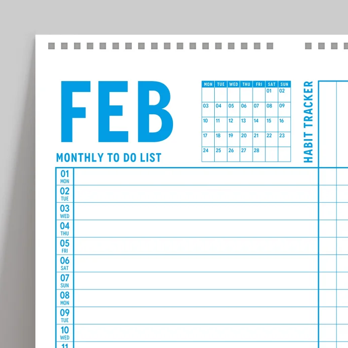 2025 Yıllık Planlayıcı Duvar Takvimi, A4, 33x48 cm, Alışkanlık Takipçisi, 2025 Wall Planner, Monthly Habbit Tracker, To Do List