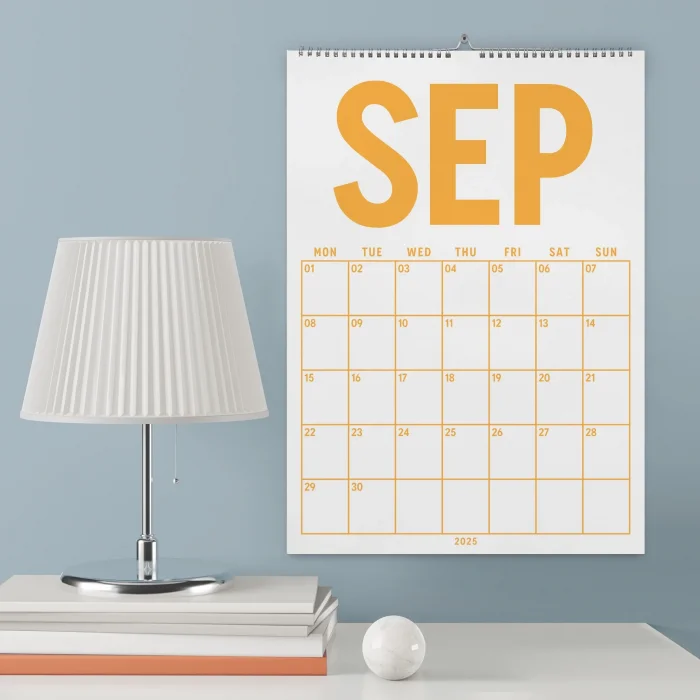 2026–2027 Akademik Planlayıcı Takvim, 33 x 48 cm, A4 Takvim, Eylül Başlangıçlı, Aylık Planlayıcı Takvim, Academic Monthly Wall Calendar