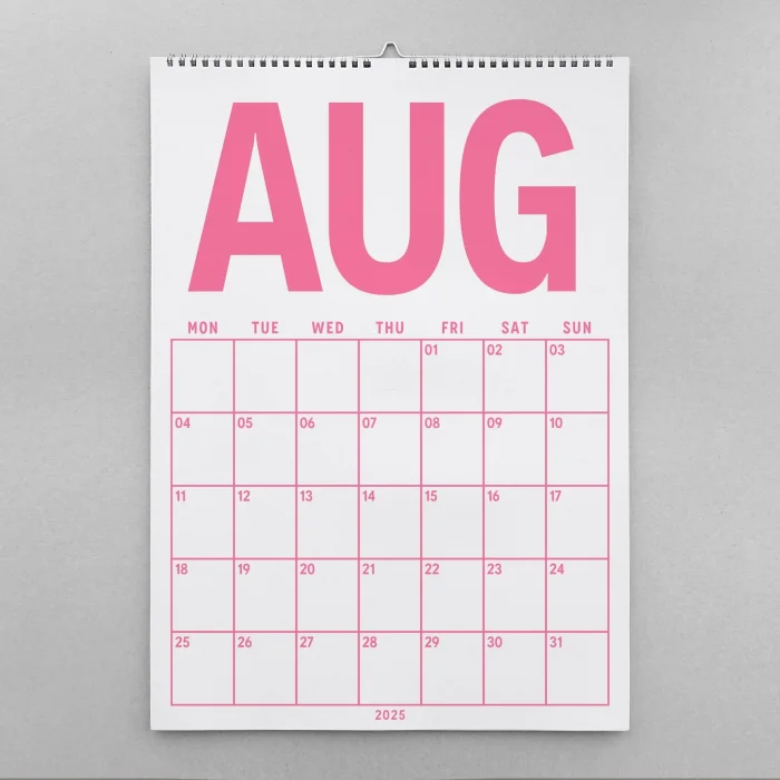 2026–2027 Akademik Planlayıcı Takvim, 33 x 48 cm, A4 Takvim, Temmuz Başlangıçlı, Aylık Planlayıcı Takvim, Academic Monthly Wall Calendar