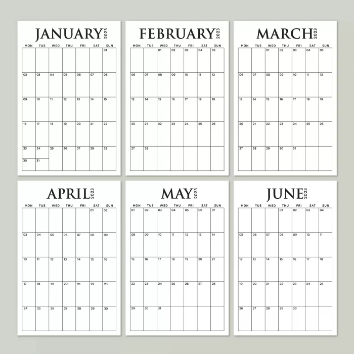 2026 Ahşap Masa Takvimi, Aylık Planlamalı 2026 Takvim, Klasik Takvim