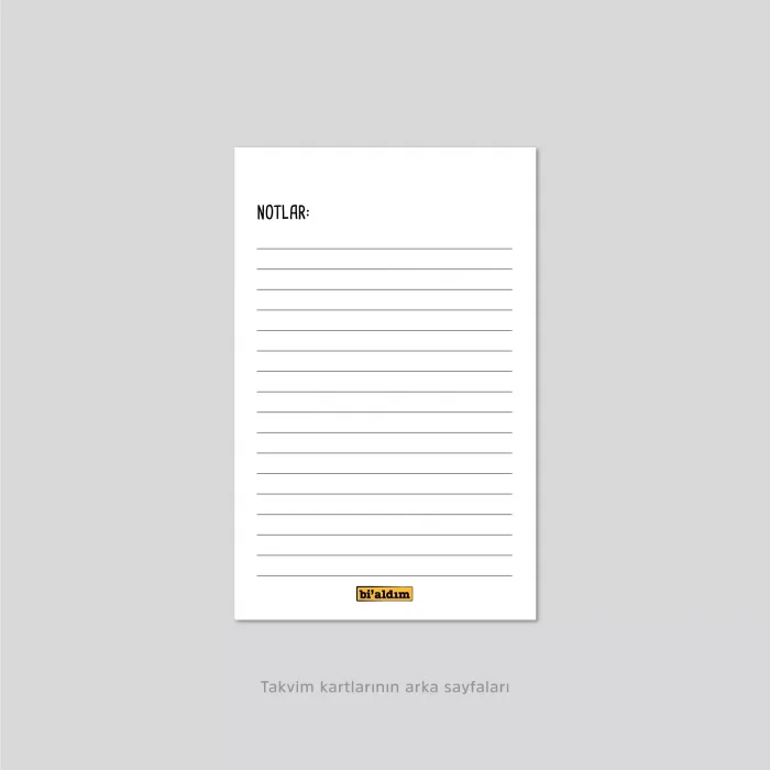 2026 Atatürk Takvimi Haftalık Planlayıcı Masa Takvimi Kahverengi