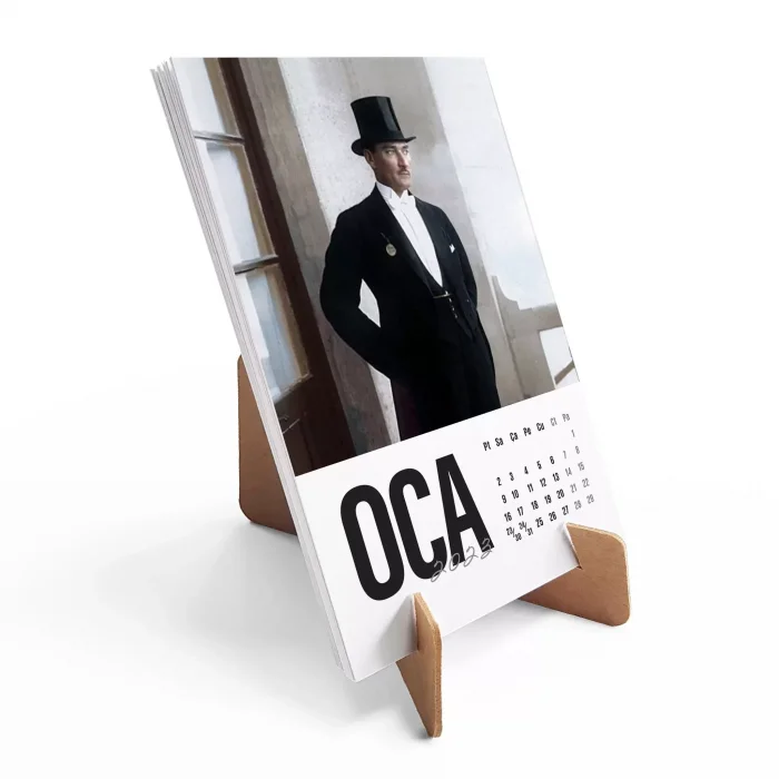 2026 Atatürk Takvimi, Renkli Atatürk Fotoğraflı Takvim, 2026 Takvim, 2026 Masa Takvimi