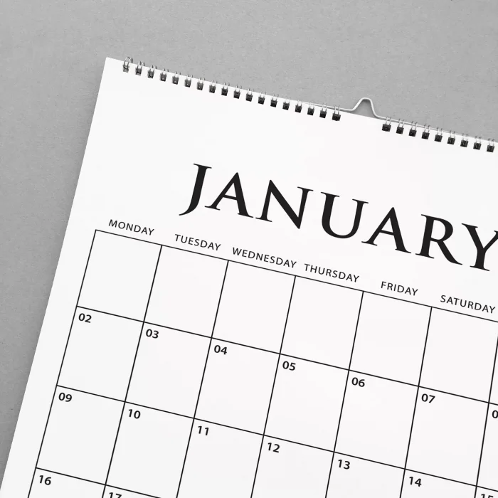 2026 Aylık Planlama Duvar Takvimi, Aylık Planlayıcı Takvim, Üstüne Yazılabilir