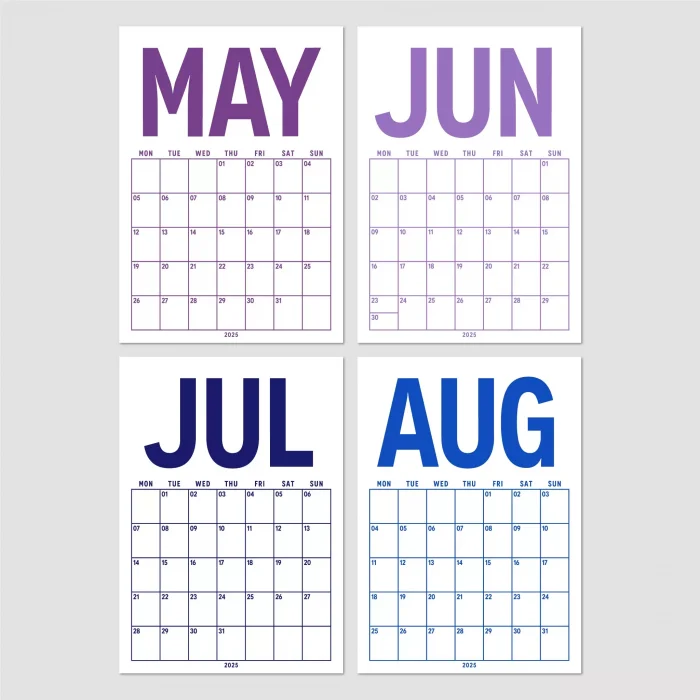 2026 Aylık Planlayıcı Duvar Takvimi, 33X48 cm, A4, Spiralli Takvim, Doğanın Renkleri