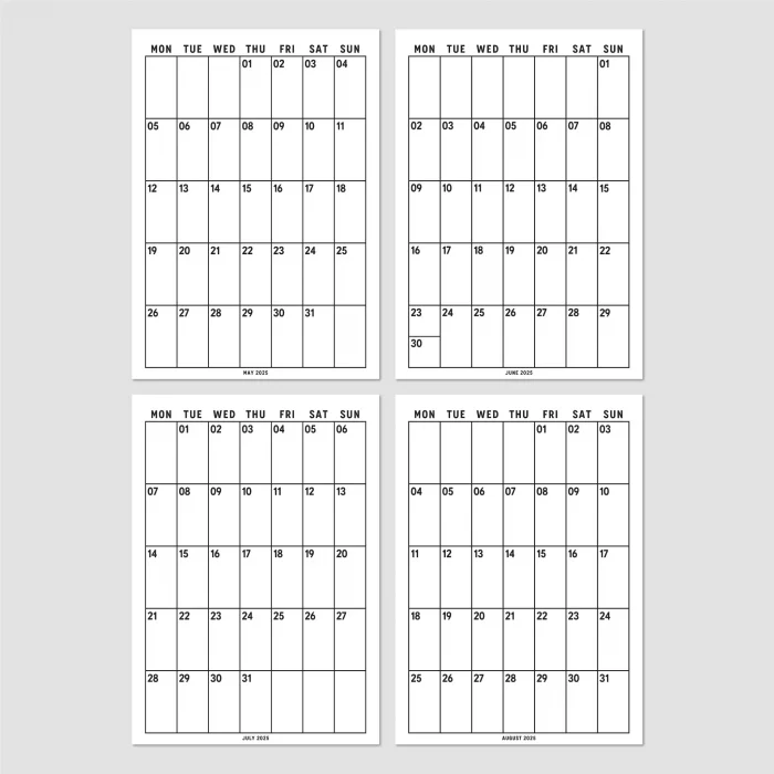 2026 Aylık Planlayıcı Duvar Takvimi, 33X48 cm, A4, Spiralli Takvim, Poster Takvim, Organizer Takvim