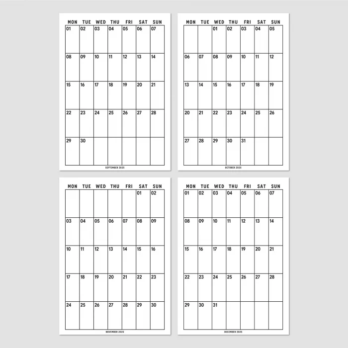 2026 Aylık Planlayıcı Duvar Takvimi, 33X48 cm & A4 Takvim, 12 Ay Poster Takvim, Organizer Takvim