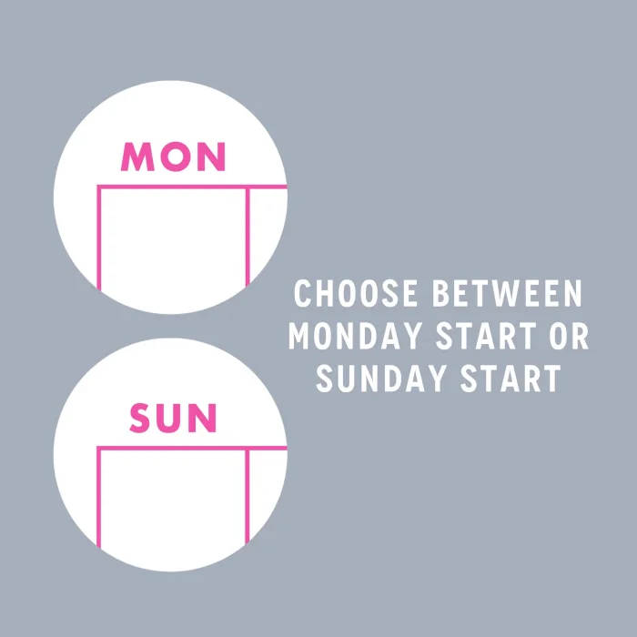 2026 Aylık Planlayıcı Duvar Takvimi, Önceki ve Sonraki Ay Takvim, 33X48 cm & A4 Spiralli Takvim, Canlı Gökkuşağı Renkleri