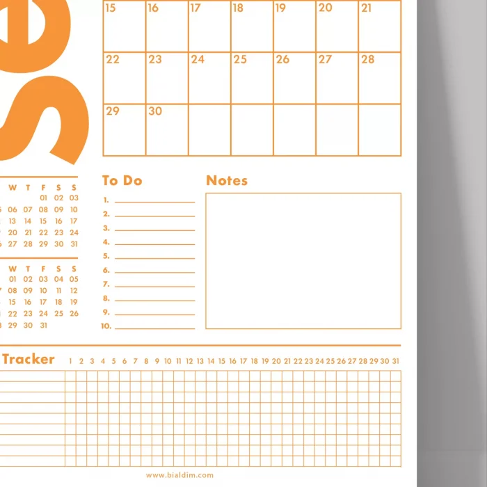 2026 Duvar Takvimi, 33X48 cm, A4, Spiralli Takvim, Önceki ve Sonraki Ay Takvim, Aylık Planlayıcı Takvim