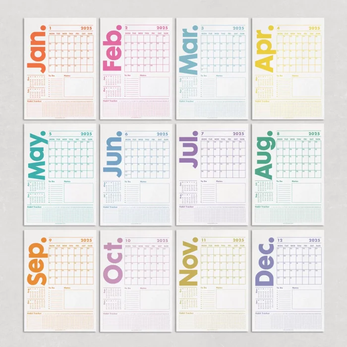 2026 Duvar Takvimi, 33X48 cm, A4, Spiralli Takvim, Önceki ve Sonraki Ay Takvim, Aylık Planlayıcı Takvim