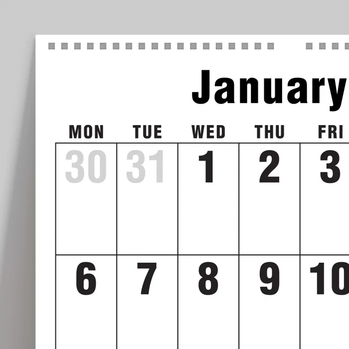 2026 Duvar Takvimi, 33X48 cm Spiralli Takvim, A4 Spiralli Takvim, Aylık Planlayıcı Takvim