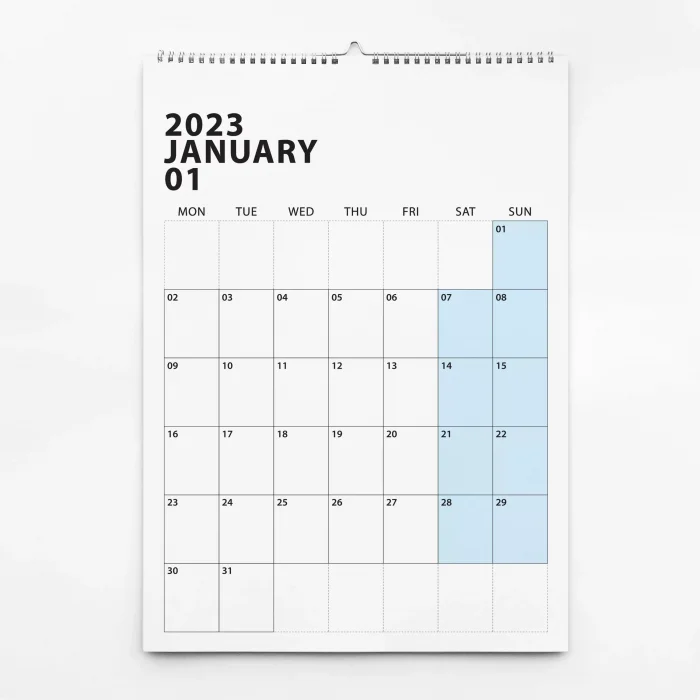 2026 Duvar Takvimi, Aylık Planlayıcı Takvim, Minimalist Takvim, Duvar Planlayıcısı