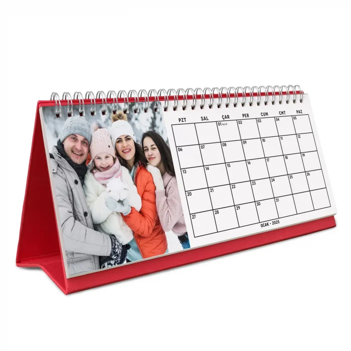 2026 Fotoğraflı Takvim, 2026 Aylık Planlayıcı Takvim, Kişiye Özel Fotoğraflı Büyük Ebat Masa Takvimi