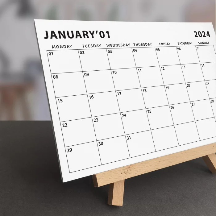 2026 Masa Takvimi, Ahşap Şövale Masa Takvimi, Aylık Planlamalı Takvim, 2026 Takvim, Yapılacaklar Listesi(Arka Sayfalar)