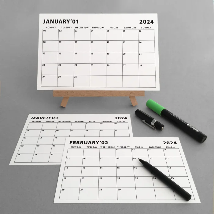 2026 Masa Takvimi, Ahşap Şövale Masa Takvimi, Aylık Planlamalı Takvim, 2026 Takvim, Yapılacaklar Listesi(Arka Sayfalar)