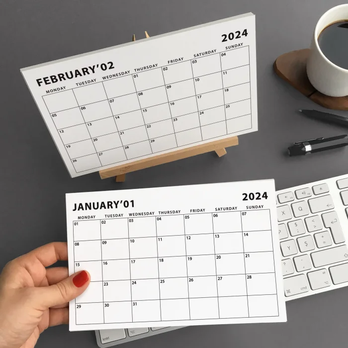 2026 Masa Takvimi, Ahşap Şövale Masa Takvimi, Aylık Planlamalı Takvim, 2026 Takvim, Yapılacaklar Listesi(Arka Sayfalar)