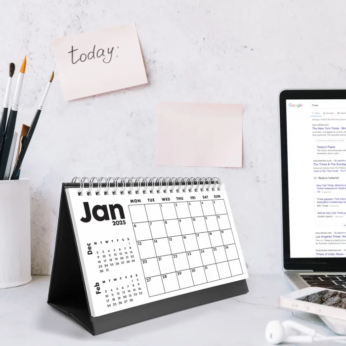 2026 Masa Takvimi, Önceki Ay Sonraki Ay Takvimi, Aylık Planlayıcı Takvim, 2026 Desk Calendar, Monthly Planner Desk Calendar, Previous and Next Month