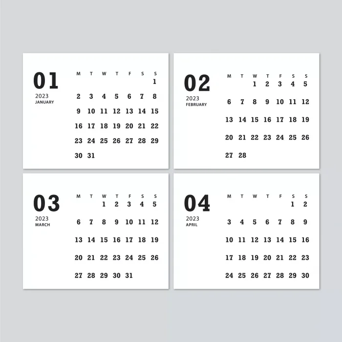 2026 Takvim, Siyah Sert Üçgen Ayak, 2026 Masa Takvimi