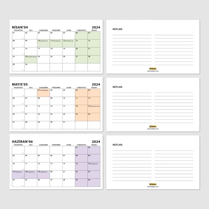 2026 Takvimi, Aylık Planlama, 2026 Masa Takvimi, 2026 Calendar, Monthly Planning, 2026 Desk Calendar