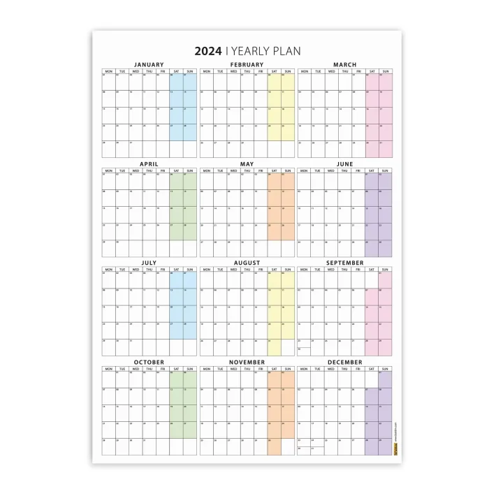 2026 Yıllık Planlayıcı Duvar Takvimi, 2026 Takvim, 2026 Planlayıcı, Büyük Duvar Takvimi