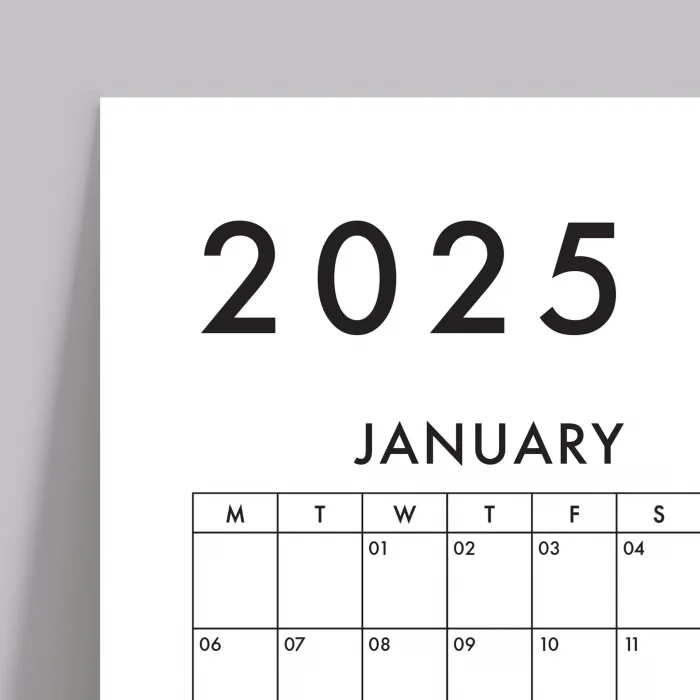 2026 Yıllık Planlayıcı Duvar Takvimi, 2026 Takvim