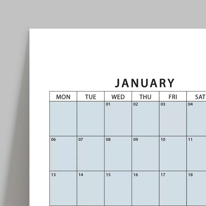 2026 Yıllık Planlayıcı Duvar Takvimi, Boho Renkler