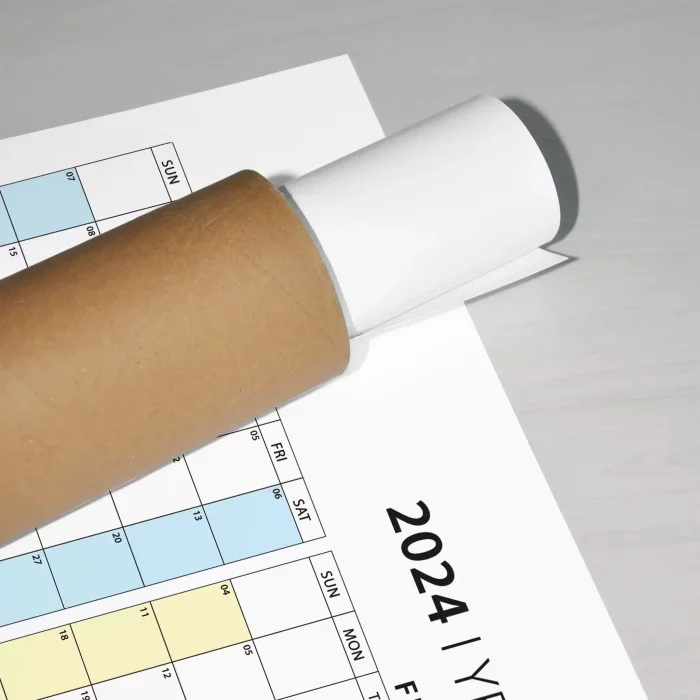 2027 Amerikan Standardı Takvim, Yıllık Planlayıcı Duvar Takvimi, Sunday Start Wall Planner
