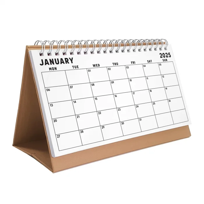 2027 Aylık Planlayıcı Masa Takvimi, 2027 Masa Takvimi, Notlu Takvim, 2027 Monthly Planner Desk Calendar