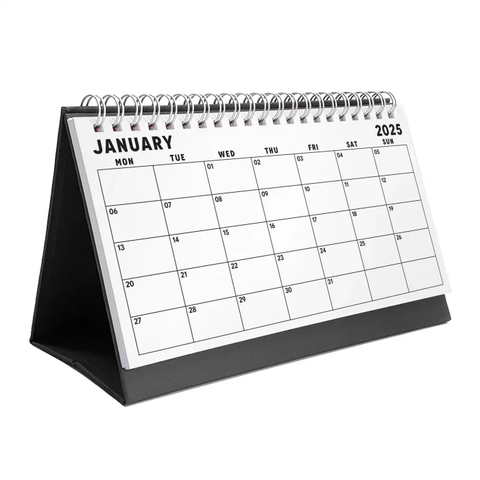 2027 Aylık Planlayıcı Masa Takvimi, 2027 Masa Takvimi, Notlu Takvim, 2027 Monthly Planner Desk Calendar