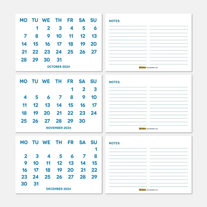2027 Takvimi, 2027 Masa Takvimi Mavi Renk, 2027 Calendar, 2027 Desk Calendar Blue Color
