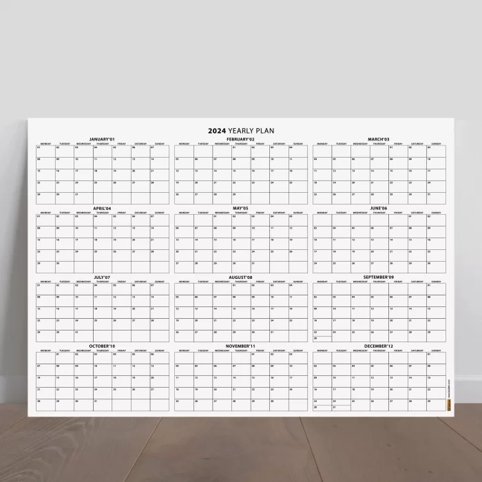 2027 Yıllık Planlayıcı Duvar Takvimi, 2027 Planlayıcı Takvim, 2027 Year Planner