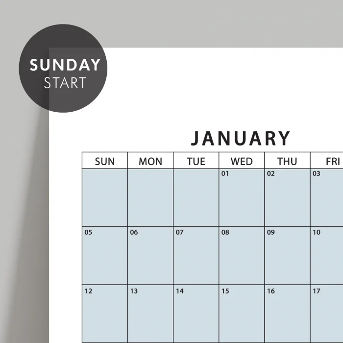 Amerikan Standardı 2025 Yıllık Planlayıcı Duvar Takvimi, Boho Renkler