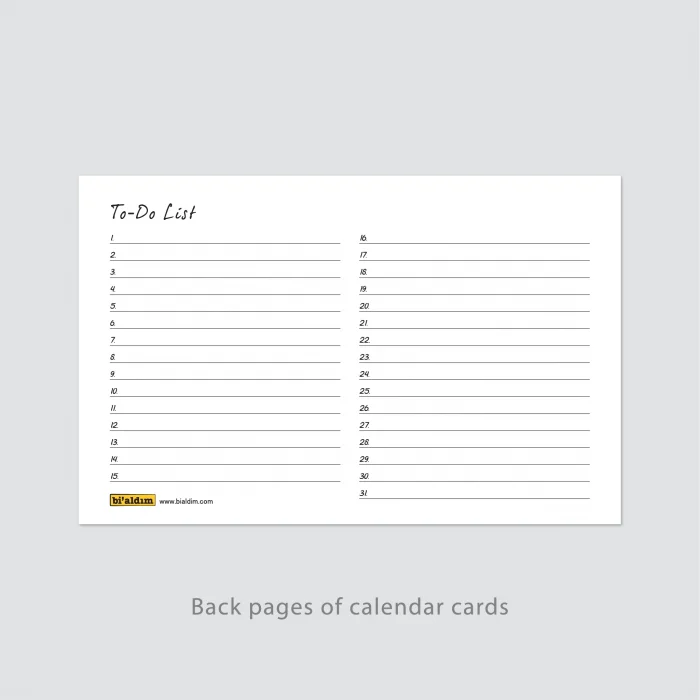 Amerikan Standardı Çiçekli 2025 Masa Takvimi (Pazar Günü Başlangıç),Ahşap Şövale Takvim, Aylık Planlamalı Takvim, Yapılacaklar Listesi (Arka Sayfalar)